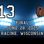 Racine Raiders beat the Alabama Beavers 13-12 on June 28, 2025, at Historic Horlick Athletic Field in Racine, Wis.