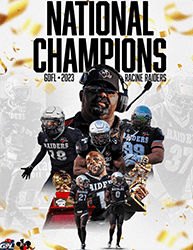 2024 Racine Raiders Yearbook Cover